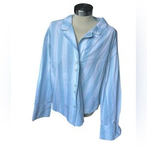 Free People Keila Stripe Button Up